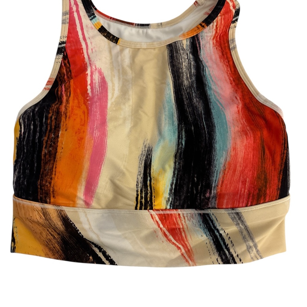 Calia Abstract Print Crop Top